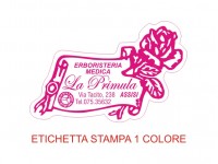Etichette adesive per erboristerie, cosmetica, cosmesi (mm 50X31)  (cod.5M )